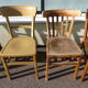 Lot de 6 chaises en bois de bistrot