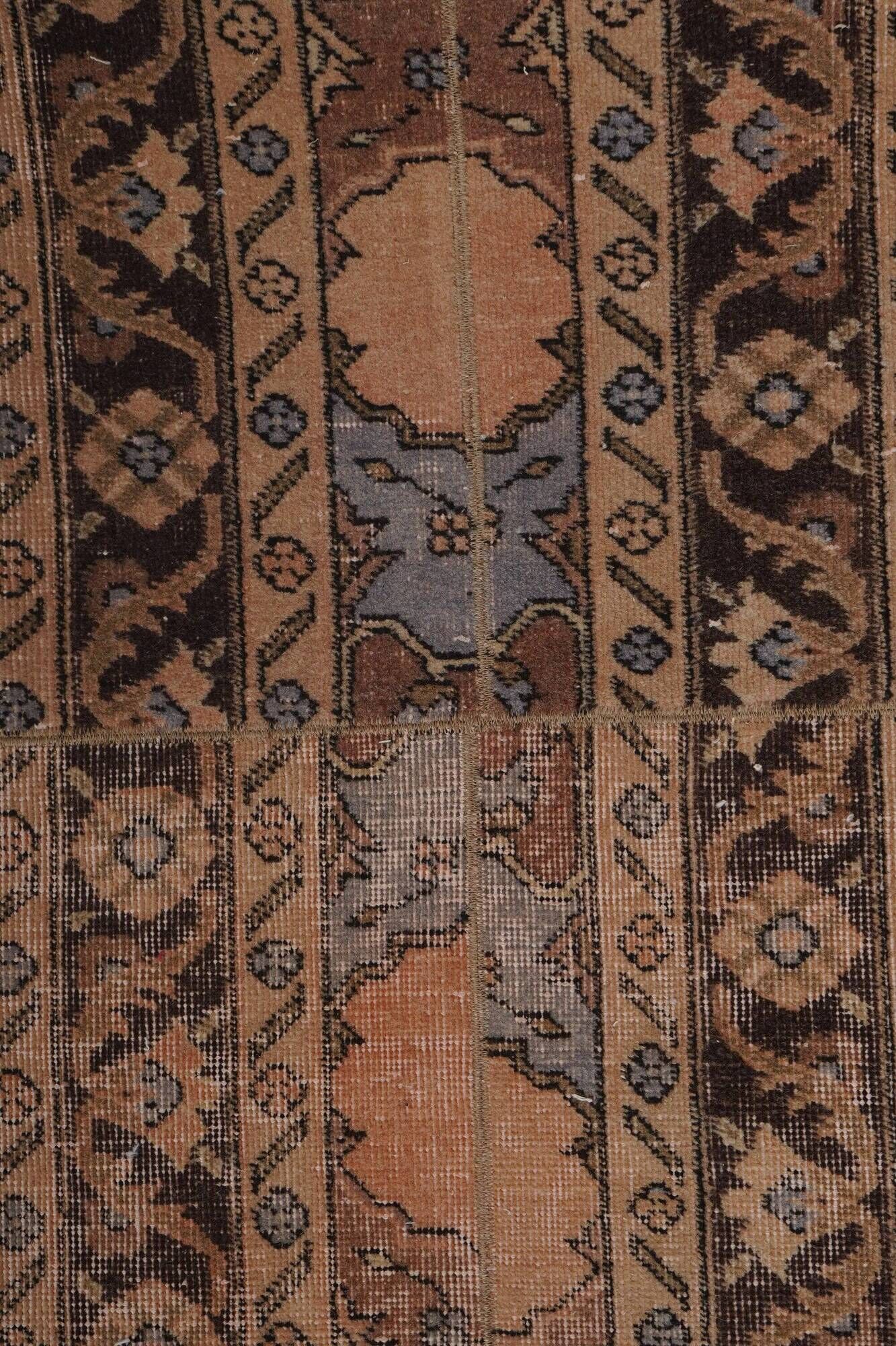 Vintage Turkish hallway rug 54x690 cm