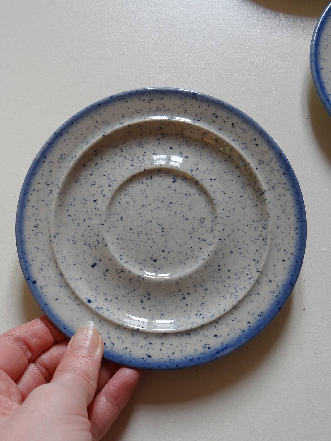 Trio of Tulowice coffee cups and bowls