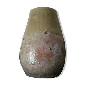 Pansu eruptive surface stoneware vase