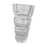 Art Deco cut crystal vase