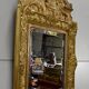 Golden wood mirror, regency style, late 19th century