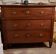 Antique Italian walnut commode, Louis XVI style, late 18th - 19th century.