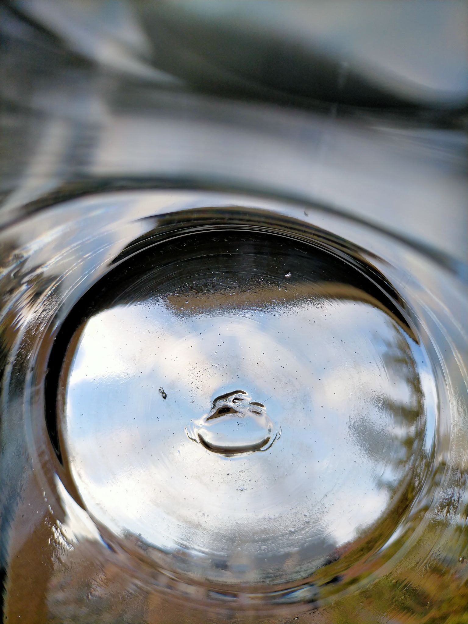 Blown glass jar