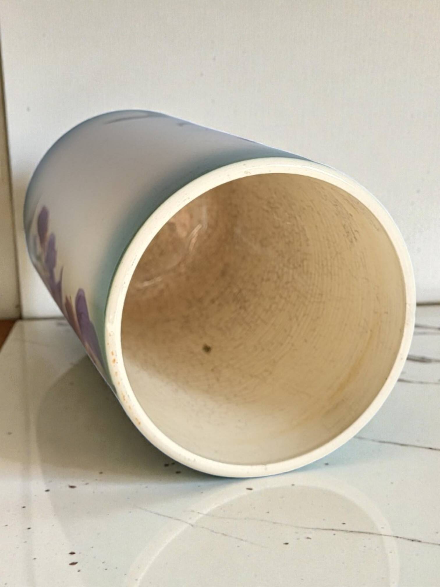 Vase Art nouveau en faïence Choisy le Roi
