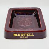 Imposant cendrier publicitaire en céramique Martell Cognac