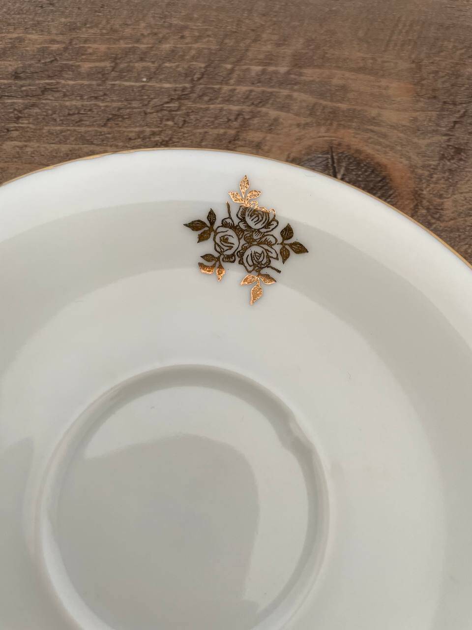 Bavarian porcelain coffee cup and saucer