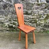 Handcrafted pine chair