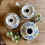 Set of 3 vintage serving dishes from the Flamingo series by Stavangerflint