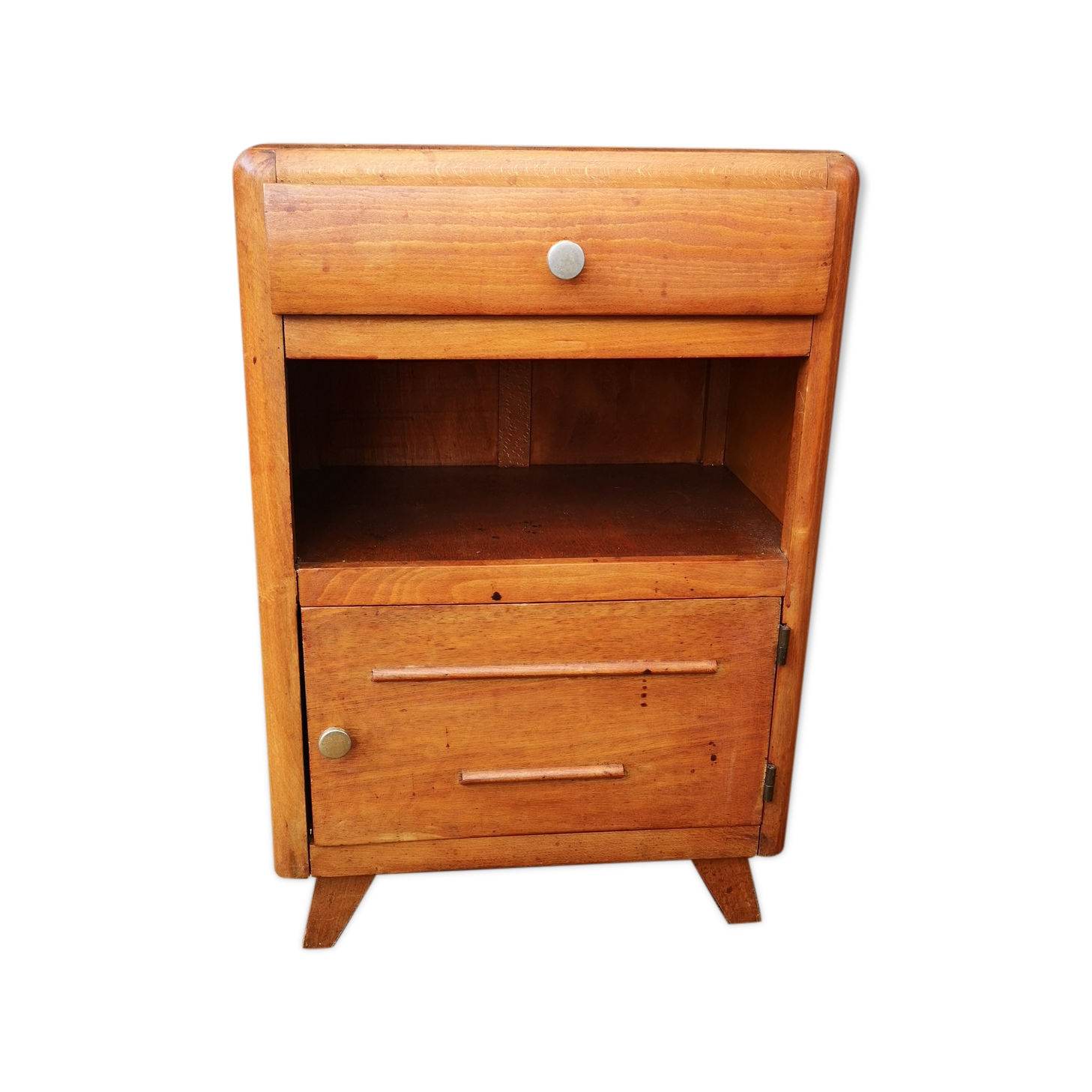 Vintage bedside compass feet