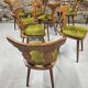 Lot  8 chaises bistrot 1970"