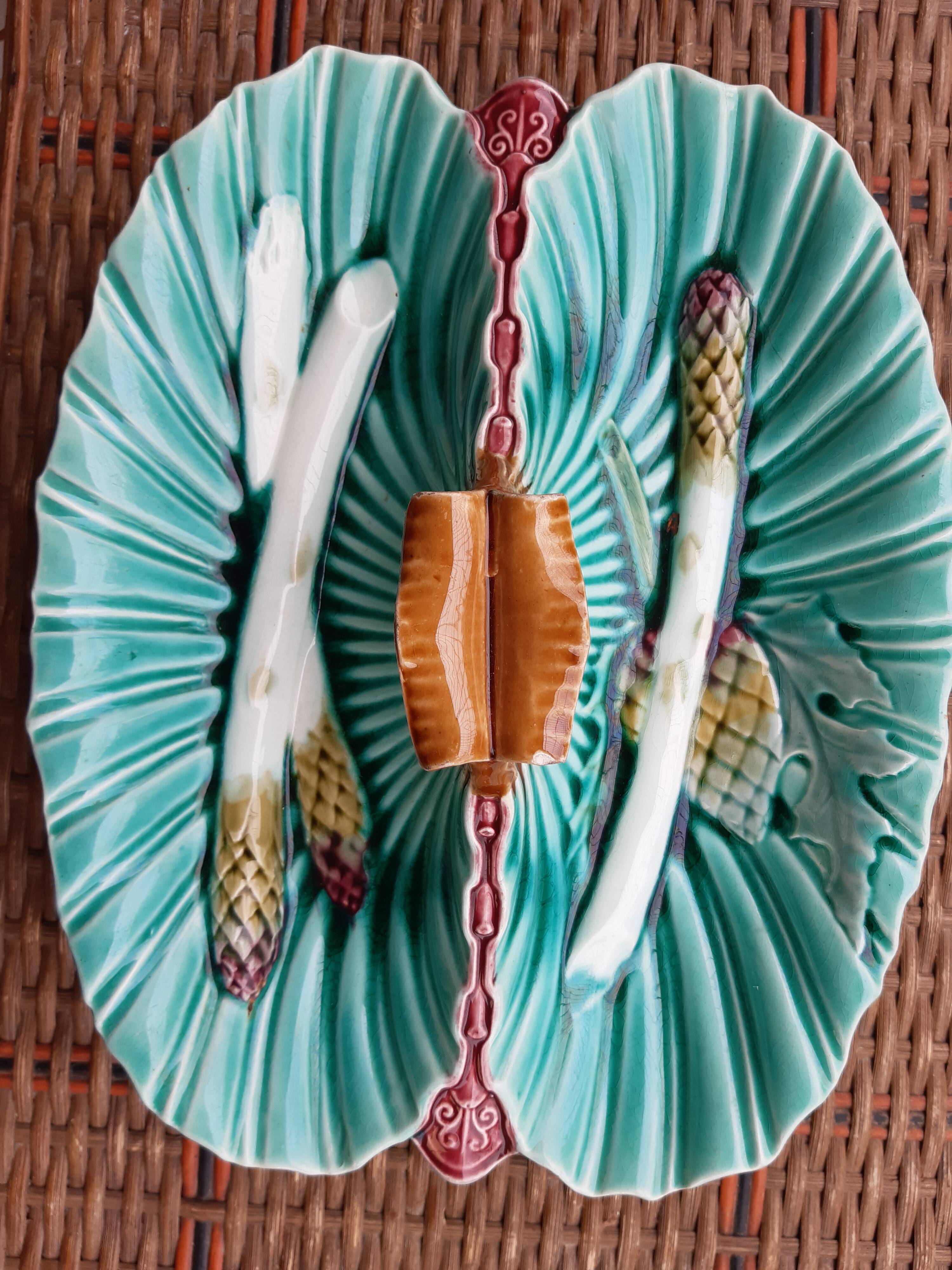 Plat asperges barbotine