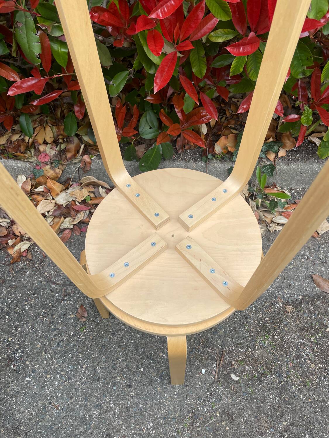 Pair of vintage IKEA Frosta stools