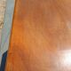 Vintage Scandinavian-style wooden table with drawer, 1950s-60s.