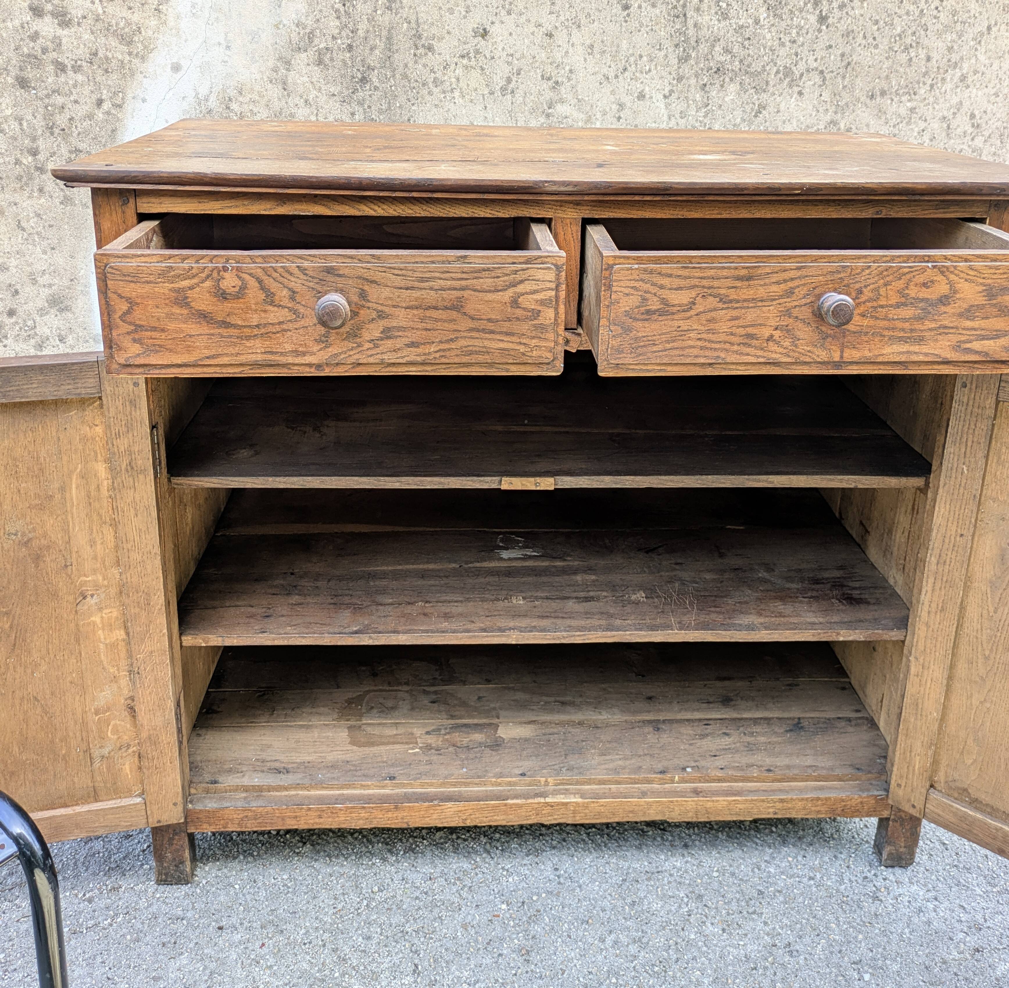 Rustic French buffet before 1900
