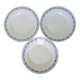 Set of 3 flat plates from Longwy model Florea 210640