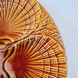 Ceramic Oyster Dish Made in Portugal in Barbotine