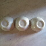 Lot of 3 bowls in Sarreguemine earthenware