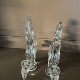 Crystal candle holders