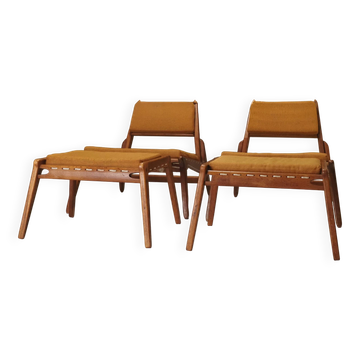 Fauteuils « Hunting Chair » par Heinz Heger pour PGH 1960