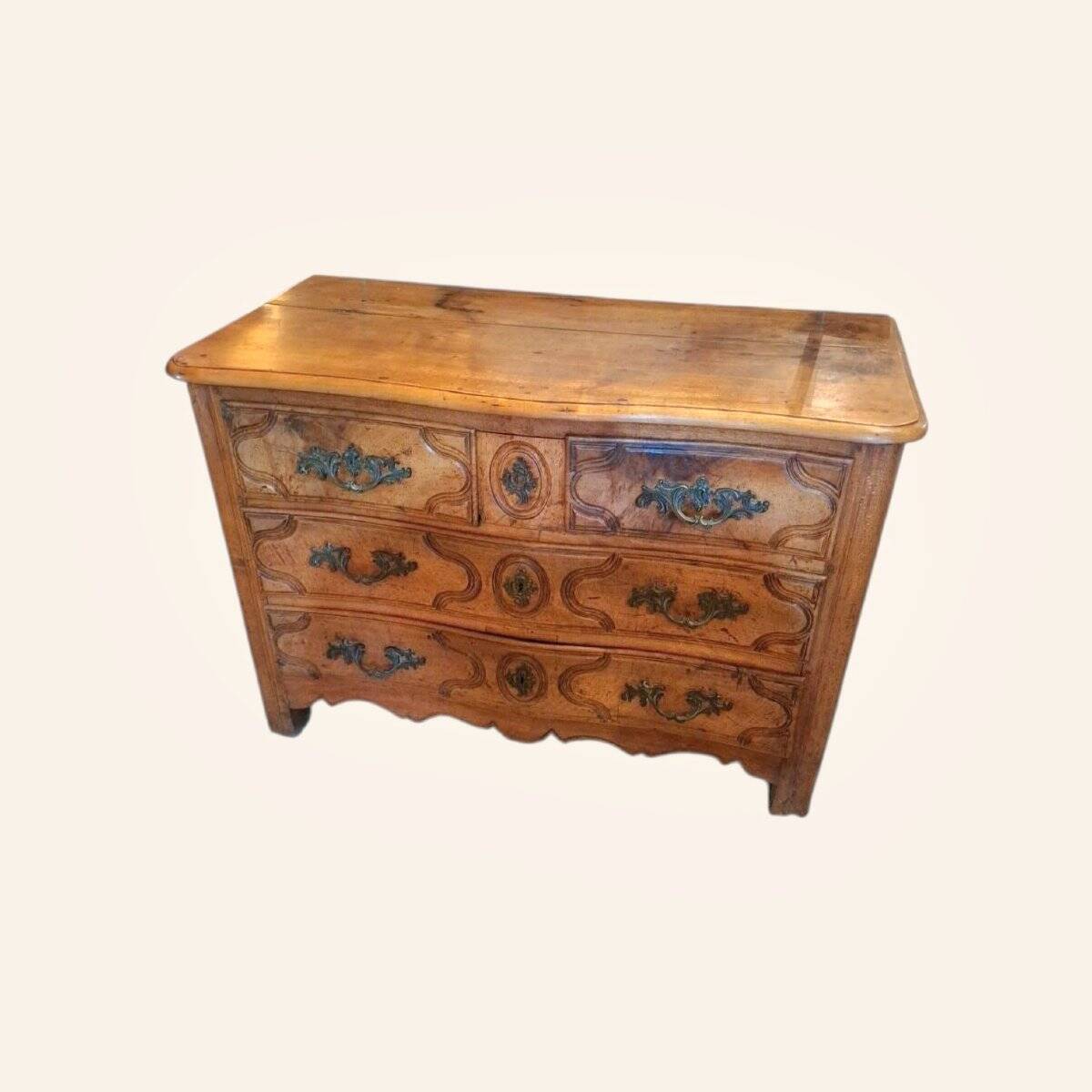 Commode XVIII en noyer