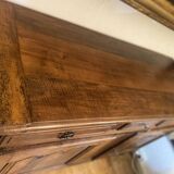 Important Louis XV style walnut sideboard.