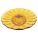Val Saint Lambert Fruit bowl Amber Luxval Art Deco 1935