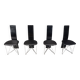 Set of 4 Concorde Dining Chairs with Leather Seats by Torstein Flatøy for Bahus