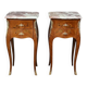 Pair of marquetry bedside tables, Louis XV style – 1960