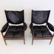 Ensemble de 2 fauteuils en cuir Modus pour Søren Willadsen, Kristian Vedel