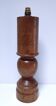 Vintage solid oak lamp base stamped H.44 cm