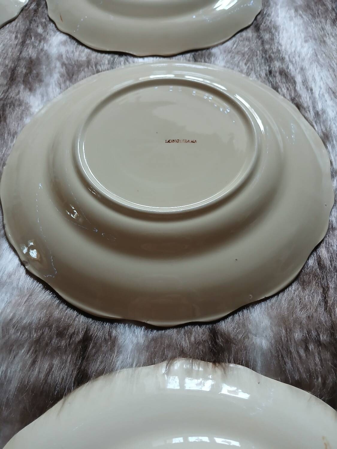 10 vintage Longchamp dinner plates