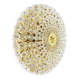 Wall sconce with magnificent flowers by Emil Stejnar, Austria, 1960s.