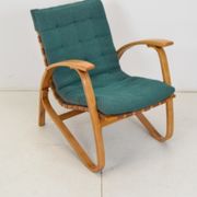 Fauteuil en bois de hêtre courbé, design Jan Vaněk, années 1930.