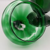 Old candy glass blown 35 cm high