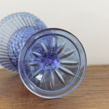 Blue molded pressed glass