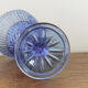 Blue molded pressed glass
