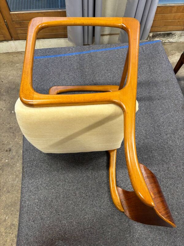 4 Chaises Baumann Traîneau