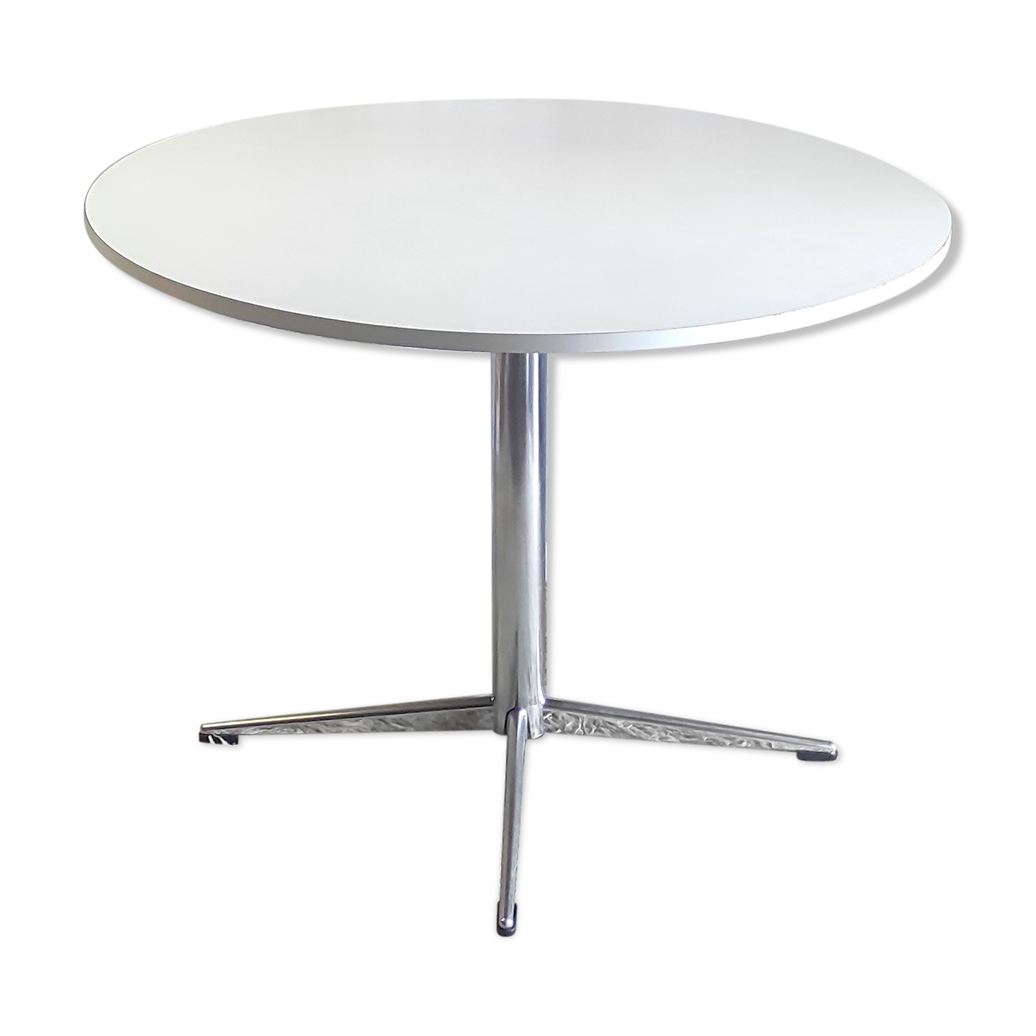 Dining table design chrome metal and formica – 70s