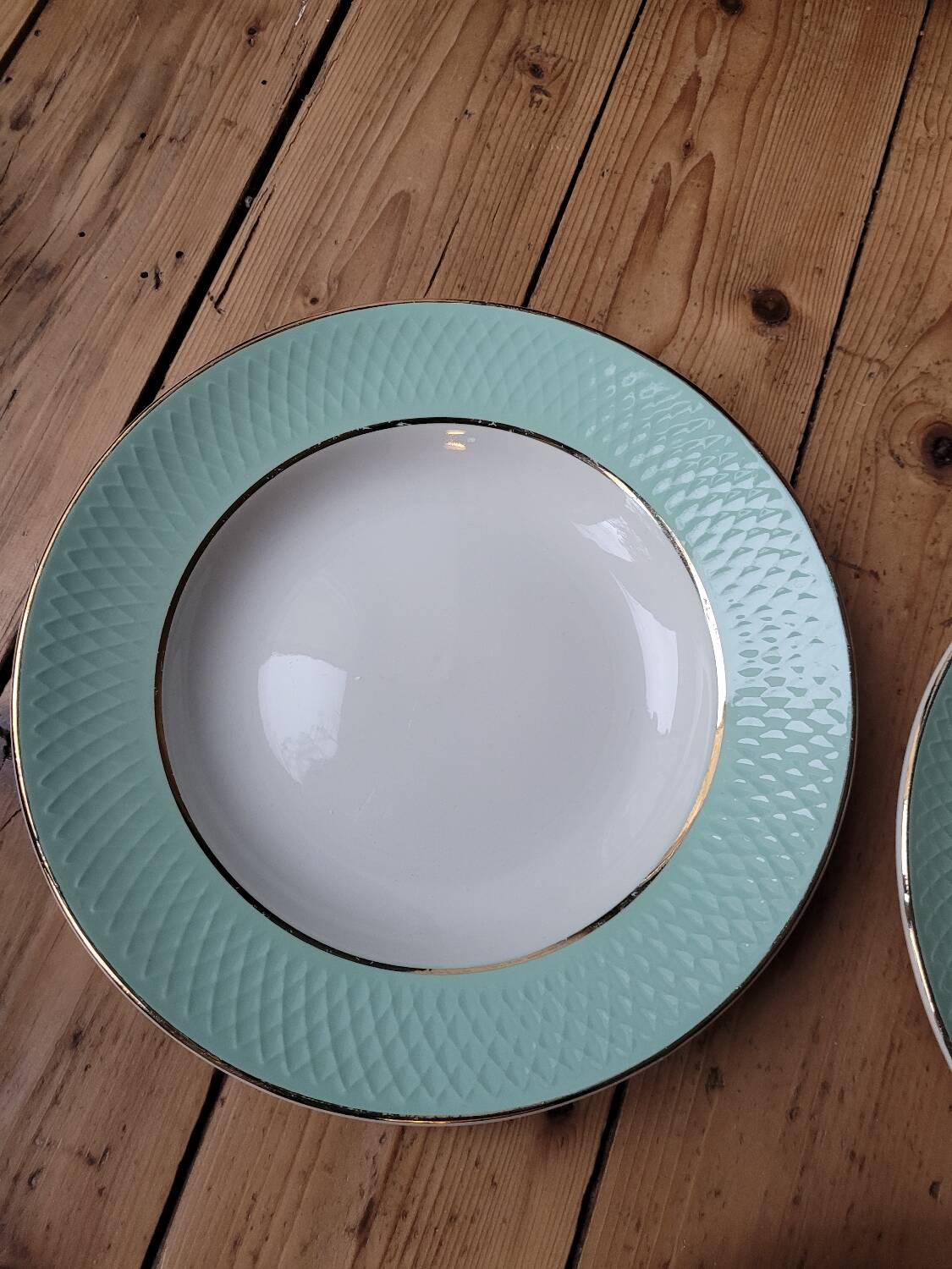 6 soup plates “Café Gilbert” Orchies Moulin des Loups