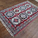 Handmade Berber Carpet Fes 207x124cm