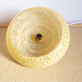 Suspension glass of yellow Clichy