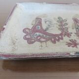 Ceramic dish by Gustave Reynaud 41cm Vallauris 1960 signed