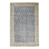4x7 Navy Blue & Beige Persian Rug 135x204Cm SK 21639