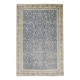 4x7 Navy Blue & Beige Persian Rug 135x204Cm SK 21639