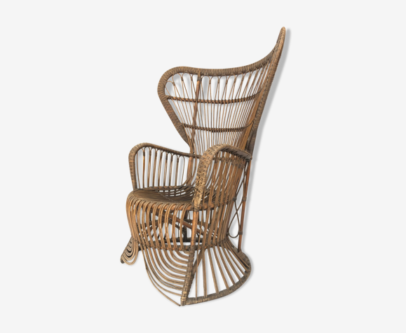 Armchair in rattan