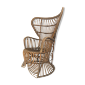 Armchair in rattan