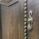 English oak wardrobe from the beginning of the 20th century - Dismantable into 3 parts