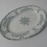 Oval dish iron earth compiegne