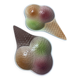 Set of 2 ice cream storage bins
